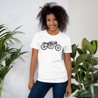 Vintage motorbike racer Short-Sleeve Unisex T-Shirt