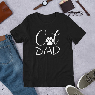 Cat Dad Short-Sleeve Unisex T-Shirt