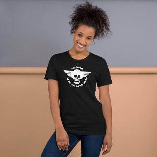 Skull with wings and chain Short-Sleeve Unisex T-Shirt